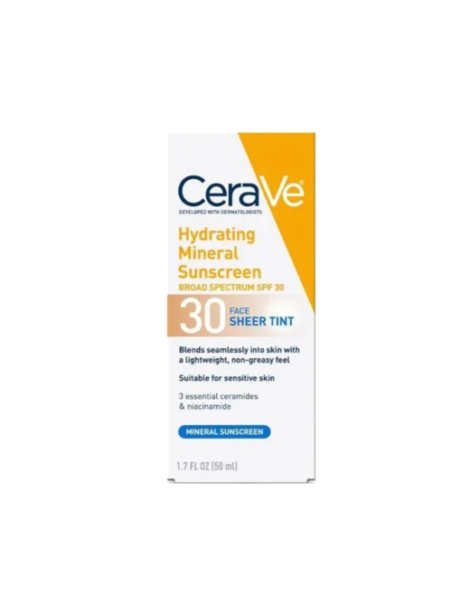 Cerave Crème Solaire Minérale Hydratante SPF 30 50ml – Image 2