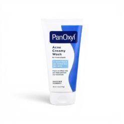 PanOxyl -Nettoyant crémeux contre l'acné, Contrôle quotidien, Peroxyde de benzoyle à 4 %, 170 g