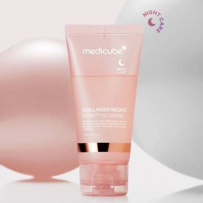 Medicube -Collagen Overnight wrapping Peel Off Facial Mask 75ml – Image 3