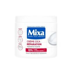 Mixa- Créme cica réparation pour peaux très sèches et sensible Visage, corps et mains 400ml
